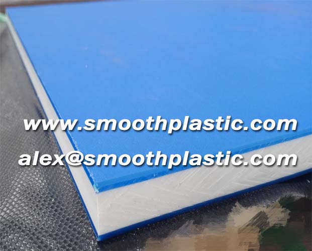 Blue/White/Blue HDPE SHEET